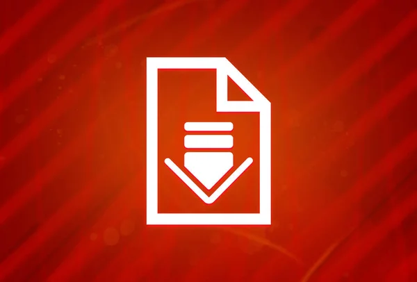 抽象的な赤い勾配の壮大な背景のイラストの設計で隔離された文書アイコンをダウンロード — ストック写真