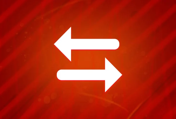 Transfer Pfeil Symbol Isoliert Auf Abstrakten Roten Farbverlauf Vergrößerung Hintergrund — Stockfoto