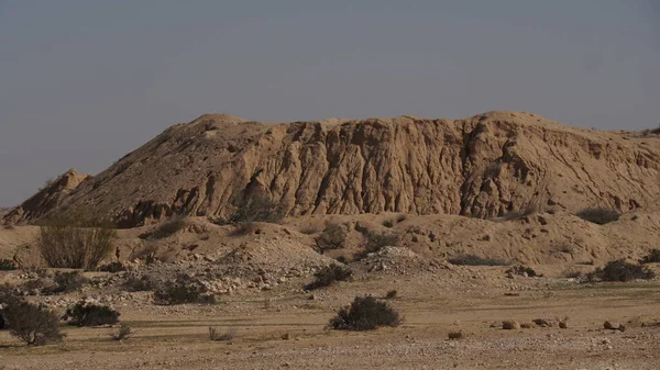 沙漠自然景观 内盖夫以色列 — 图库照片