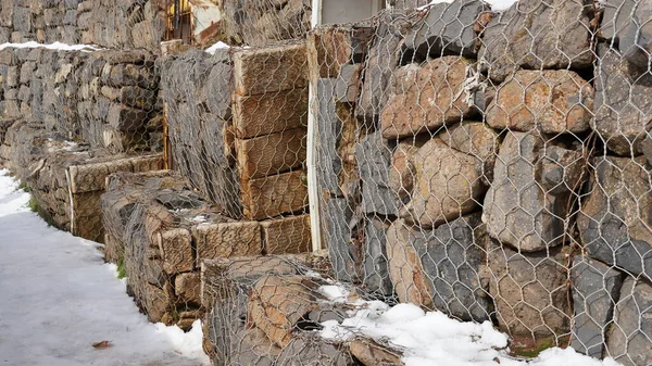 stock image Fortifications on Mount Bental near the border. Israel