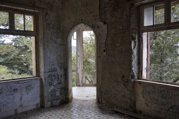 ロードス島のムッソリーニの家 ギリシャ チェザーレ マリア ヴェッキ将軍の夏の住居 — ストック写真