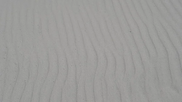 Weiße Sanddüne Mit Wellen Und Sandwirbeln Die Vom Kamm Geweht — Stockfoto