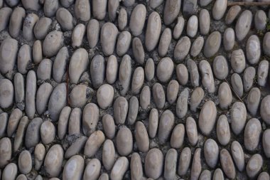 Yunanistan 'ın Rodos adasındaki eski Rodos şehrinde kaldırım taşı yolu