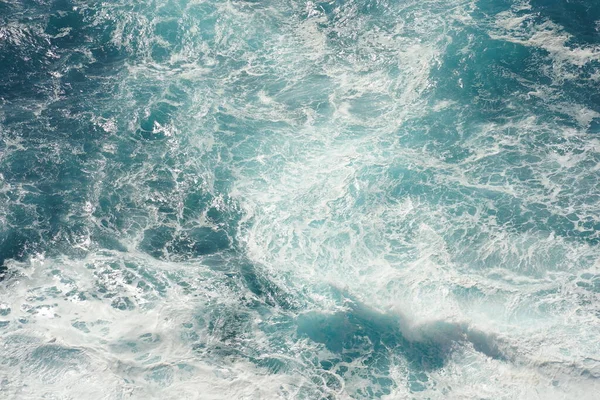 Вигляд Блакитне Егейське Море Акрополя Ліндо Греція Стокова Картинка