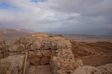 Masada Ulusal Parkı Ölü Deniz 'de