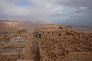 Masada Ulusal Parkı Ölü Deniz 'de