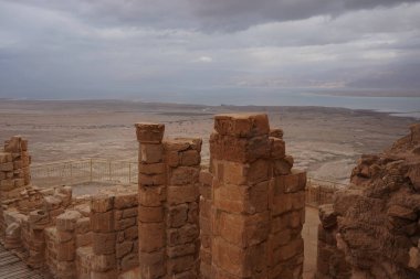Masada Ulusal Parkı Ölü Deniz 'de