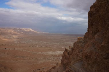 Masada Ulusal Parkı Ölü Deniz 'de