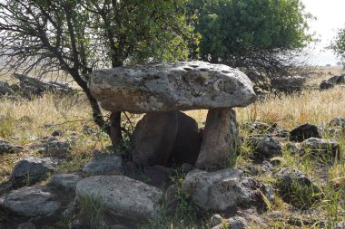 Dolmen - Golan Tepeleri, İsrail Gamla alan Bronz çağında bir taş mezar