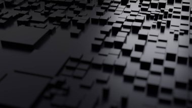 Abstract geometric background. 3D Render.technology background..