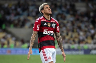 Rio de Janeiro (RJ), 19.03.2023 - Vasco vs Flamengo - Fabricio Bruno do Flamengo. Vasco x Flamengo ile Maracan Carioca Şampiyonası 'nın ikinci ayağı arasındaki maç..
