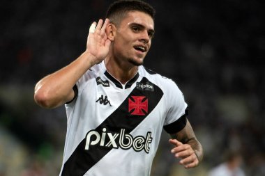 Rio de Janeiro (RJ), 13.03.2023 - Flamengo x Vasco - Gabriel Pec do Vasco 'nun gol kutlaması. Flamengo x Vasco arasındaki maç, Maracan Carioca Şampiyonası 'nın ilk maçı..