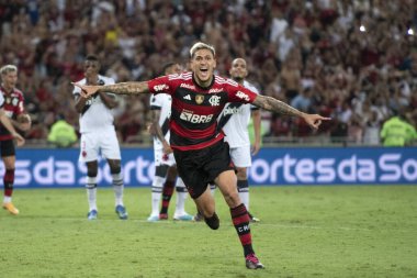 Rio de Janeiro (RJ), 19.03.2023 - Vasco vs Flamengo - Fabricio Bruno do Flamengo. Vasco x Flamengo ile Maracan Carioca Şampiyonası 'nın ikinci ayağı arasındaki maç..