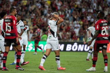 Rio de Janeiro (RJ), 19.03.2023 - Vasco ve Flamengo - Puma do Vasco. Vasco x Flamengo ile Maracan Carioca Şampiyonası 'nın ikinci ayağı arasındaki maç..