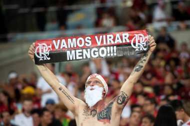 Rio de Janeiro (RJ), 28.02.2023 - Flamengo x Independiente Del Valle - Maracan 'da oynanan Recopa Sudamericana finalinin ikinci ayağı.