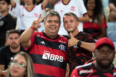 Rio de Janeiro (RJ), 15.04.2023 - Flamengo x Coritiba. Maracan 'daki Brezilya Şampiyonası için Flamengo x Coritiba arasındaki maç.