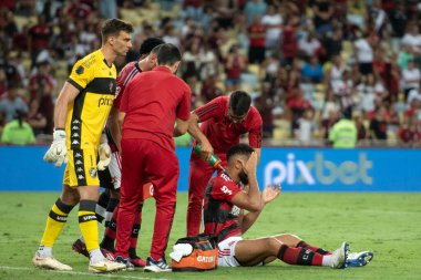 Rio de Janeiro (RJ), 19.03.2023 - Vasco x Flamengo - Dr. Marcos Tannure, Flamengo doktoru. Vasco x Flamengo ile Maracan Carioca Şampiyonası 'nın ikinci ayağı arasındaki maç..