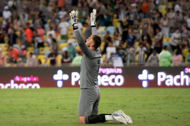 Rio de Janeiro (RJ), 29.01.2023 - Fluminense - Botafogo - Lucas Perri do Botafogo. Maracan Carioca Şampiyonası için Fluminense x Botafogo karşılaşması.