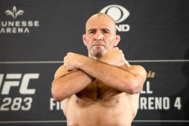 Rio de Janeiro (RJ), 01.20.2023 - UFC 283 - Fighter Glover Teixeira. Resmi tartılma: Rio de Janeiro 'daki Hotel Windsor Marapendi' de Teixeira vs Hill.