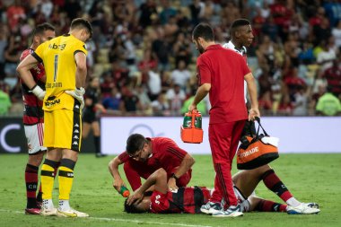 Rio de Janeiro (RJ), 19.03.2023 - Vasco x Flamengo - Dr. Marcos Tannure, Flamengo doktoru. Vasco x Flamengo ile Maracan Carioca Şampiyonası 'nın ikinci ayağı arasındaki maç..