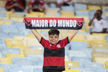 Rio de Janeiro (RJ), 28.02.2023 - Flamengo x Independiente Del Valle - Maracan 'da oynanan Recopa Sudamericana finalinin ikinci ayağı.