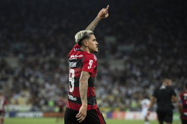 Rio de Janeiro (RJ), 19.03.2023 - Vasco vs Flamengo - Fabricio Bruno do Flamengo. Vasco x Flamengo ile Maracan Carioca Şampiyonası 'nın ikinci ayağı arasındaki maç..