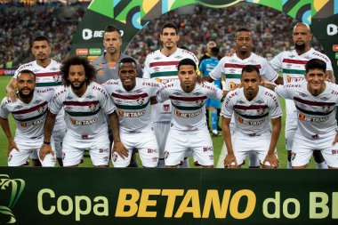 Rio de Janeiro (RJ), 12.04.2023 - Fluminense vs. Paysandu. Maracan 'da Copa do Brasil için Fluminense x Paysandu maçı.