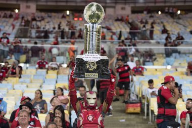 Rio de Janeiro (RJ), 28.02.2023 - Flamengo x Independiente Del Valle - Maracan 'da oynanan Recopa Sudamericana finalinin ikinci ayağı.