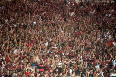 Rio de Janeiro (RJ), 28.02.2023 - Flamengo x Independiente Del Valle - Maracan 'da oynanan Recopa Sudamericana finalinin ikinci ayağı.