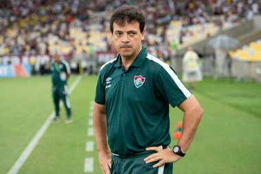 Rio de Janeiro (RJ), 29.01.2023 - Fluminense x Botafogo - Fernando Diniz, Fluminense koçu. Maracan Carioca Şampiyonası için Fluminense x Botafogo karşılaşması.