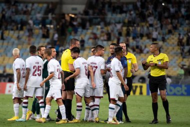 Rio de Janeiro (RJ), 29.01.2023 - Fluminense x Botafogo - Maracan Carioca Şampiyonası için Fluminense x Botafogo maçı