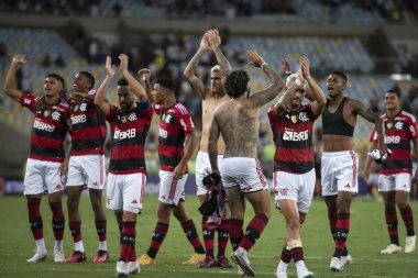 Rio de Janeiro (RJ), 03.13.2023 - Flamengo x Vasco - Maracan 'daki Carioca Şampiyonası' nın ilk yarı finali olan Flamengo x Vasco ile maç.