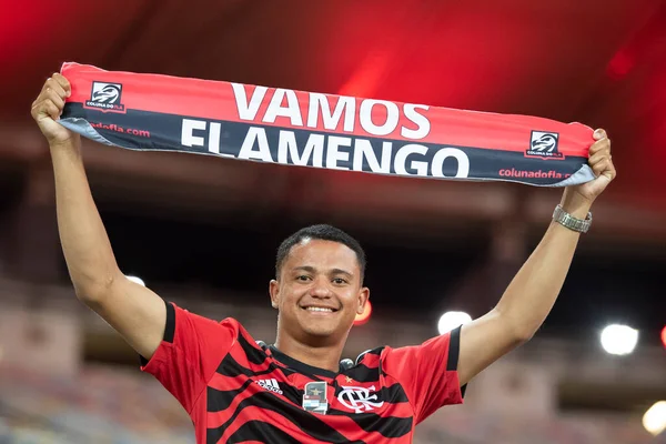 Rio Janeiro 2023 Flamengo Independiente Del Valle Seconda Tappa Della — Foto Stock