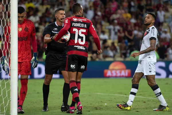 Rio Janeiro 2023 Vasco Flamengo Fabricio Bruno Flamengo Jogo Entre — Fotografia de Stock