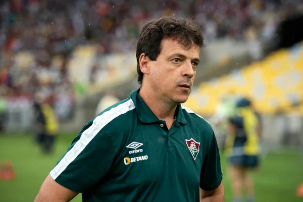 Rio Janeiro 2023 Fluminense Botafogo Fernando Diniz Тренер Флуміненсе Матч — стокове фото