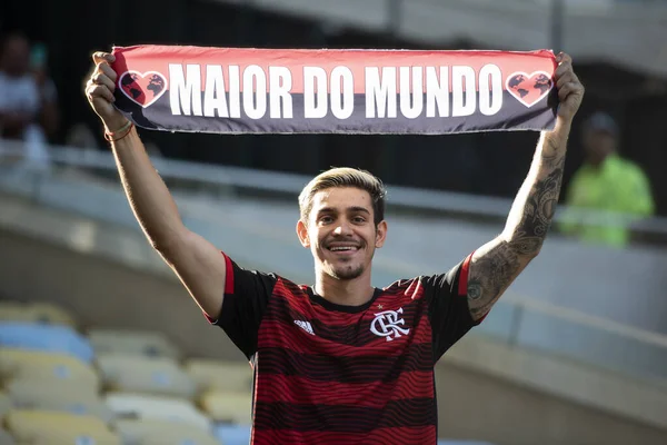 Rio Janeiro 2023 Partita Tra Flamengo Liguesa Valida Primo Del — Foto Stock