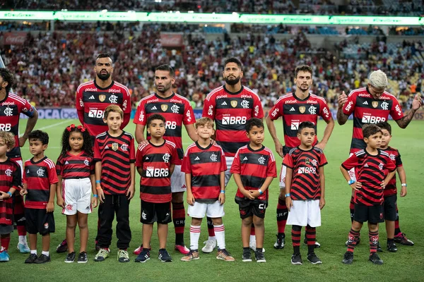 Rio Janeiro Brazil 10Th April 2023 Fluminense Flamengo Maracana Stadium — Stock Photo, Image