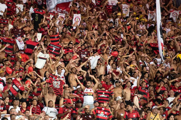 Rio Janeiro 2023 Flamengo Fluminense Partita Tra Flamengo Fluminense Prima — Foto Stock