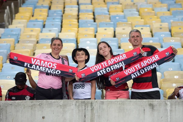 Rio Janeiro 2023 Flamengo Independiente Del Valle Seconda Tappa Della — Foto Stock