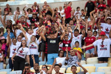 Rio de Janeiro (RJ), 15.04.2023 - Flamengo x Coritiba. Nunes, eski Flamengo oyuncusu. Maracan 'daki Brezilya Şampiyonası için Flamengo x Coritiba arasındaki maç.