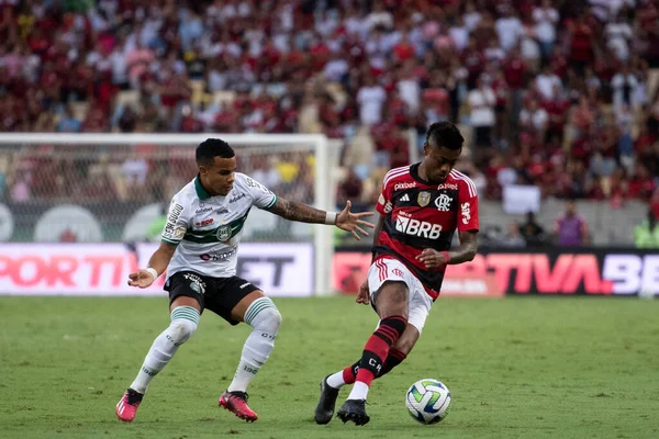 Rio Janeiro 2023 Flamengo Coritiba 弗拉门戈的布鲁诺 恩里克弗拉门戈X科里提巴与马拉卡巴西锦标赛的比赛 — 图库照片