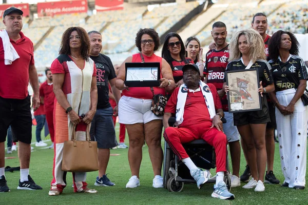 Rio Janeiro 2023 Flamengo Coritiba Váš Denir Masér Flamenga Byl — Stock fotografie