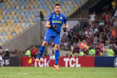 Rio de Janeiro (RJ), 18.04.2023 - Fluminense vs. En Güçlü Fluminense 'den Fluminense. Fluminense X ile Maracan 'daki Libertadore' lar için en güçlü maç.