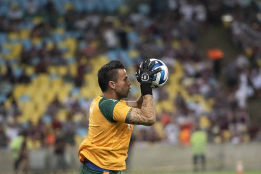 Rio de Janeiro (RJ), 18.04.2023 - Fluminense vs. En Güçlü Fluminense 'den Fluminense. Fluminense X ile Maracan 'daki Libertadore' lar için en güçlü maç.