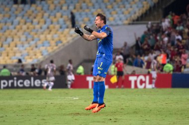 Rio de Janeiro (RJ), 18.04.2023 - Fluminense vs. En Güçlü Fluminense 'den Fluminense. Fluminense X ile Maracan 'daki Libertadore' lar için en güçlü maç.