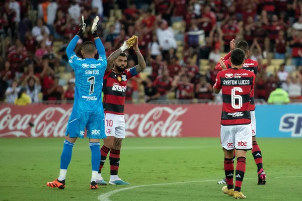 Rio Janeiro Brazil 2023 Április Flamengo Kontra Ublense Chl Match — Stock Fotó