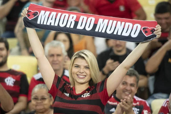 Rio Janeiro Brazil April 2023 Flamengo Ublense Chl Matcha Mellan — Stockfoto