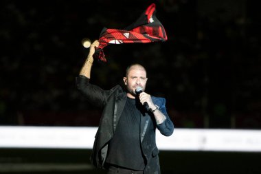 Rio de Janeiro, Brezilya - 28 Aralık 2022: 18 'de Maracana Stadyumu' nda düzenlenen Stars Maçı. 