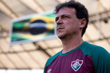 RIO DE JANEIRO, BRAZIL - 22ND Nisan 2023: Brezilya Şampiyonası için Fluminense - Athletico-PR maçı. 