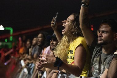 RIO DE JANEIRO, BRAZİL - 8 Eylül 2022: Rio 'daki Olimpiyat Parkı Rock' ta CPM22